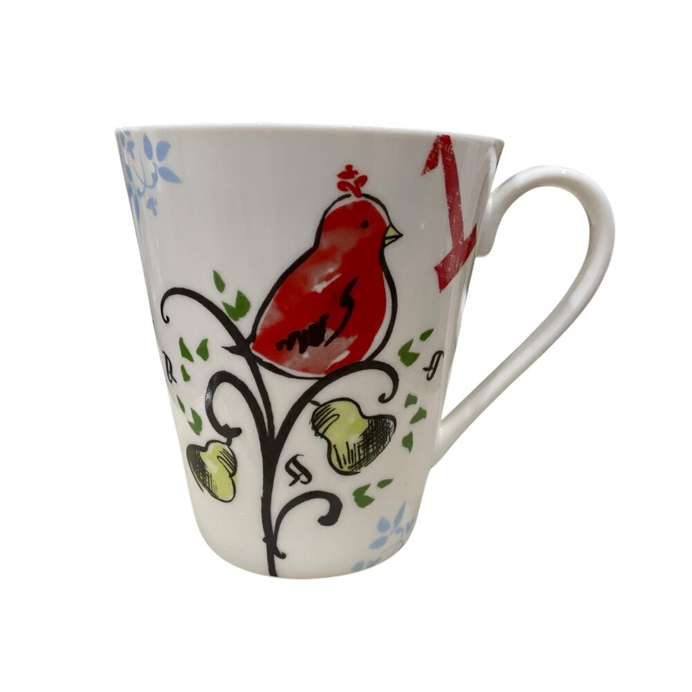 ONE Lenox Porcelain Mug - “12 Days of Christmas” (Days 1, 2, 3) Replacement Cup